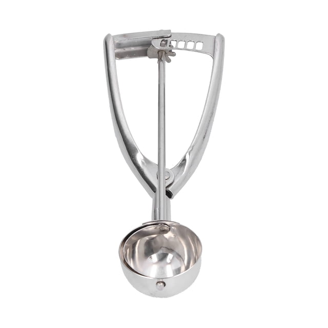 QIILU Ice Cream Scooper, Stainless Steel Ice Cream Scoop For Restaurant For Kitchen