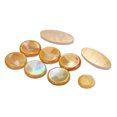 thumbnail image 2 of EeaseCA 9pcs/set Alto Tenor Soprano Saxophone Sax Shell Key Buttons Inlays Accessories (Yellow), 2 of 8