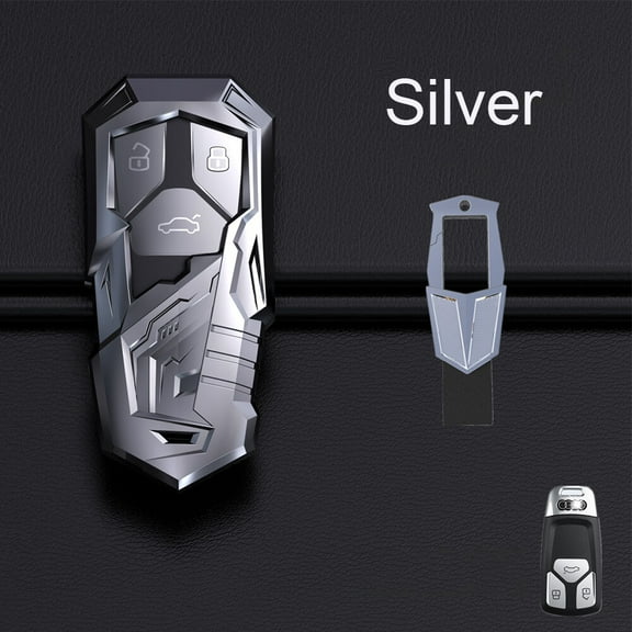 Car Key Fob Cover Keychain for 2017 2018 2019 Audi A4 A5 Q5 Q7 S4 TT Case Shell