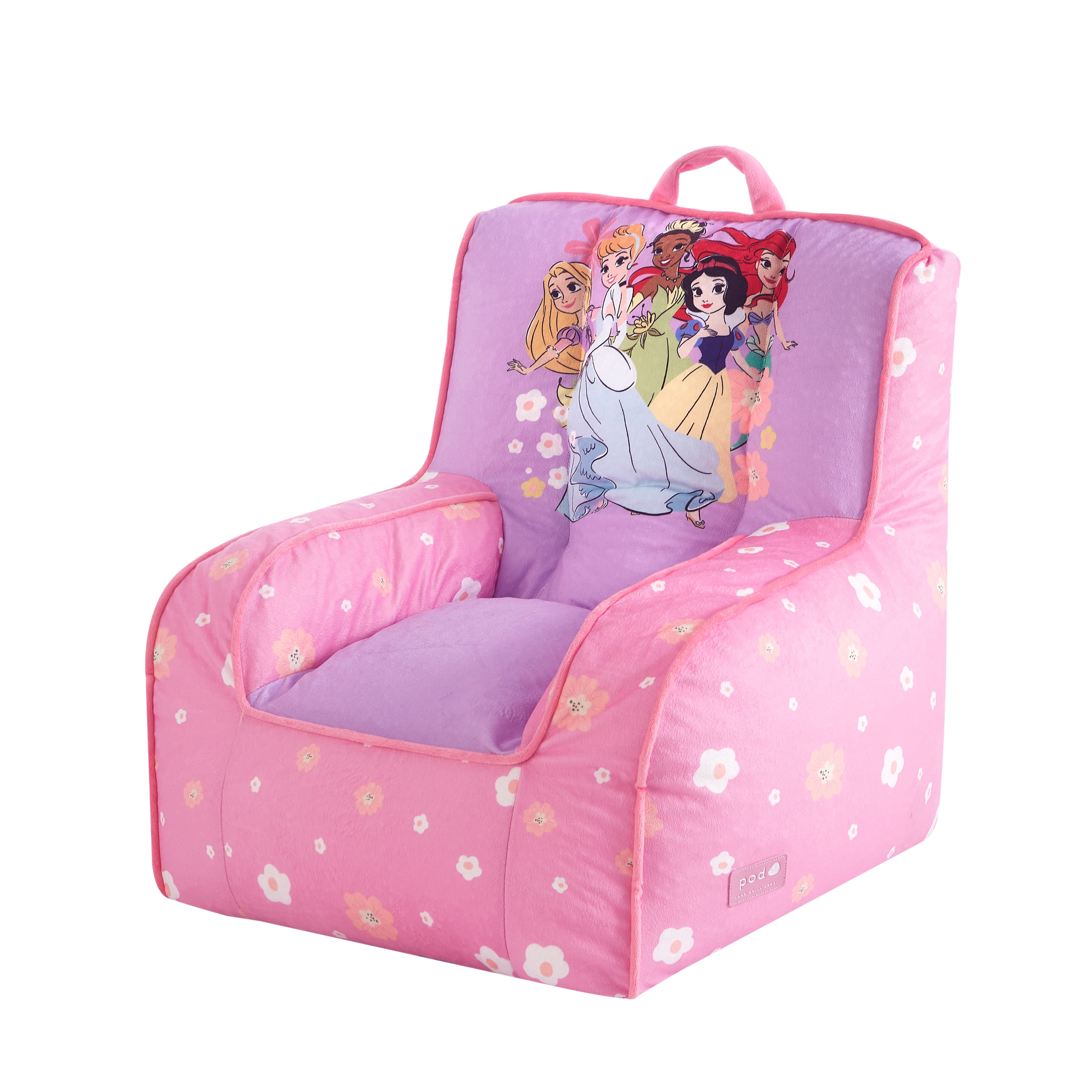 Toddler Disney Princess Square Bean Bag Chair 18in