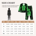 thumbnail image 4 of Picia St Patrick's day Pattern Women’s Long-Sleeve Sleepwear Set - Soft 2-Piece Loungewear with Pockets, Comfy PJs for Relaxing Nights-Small, 4 of 7