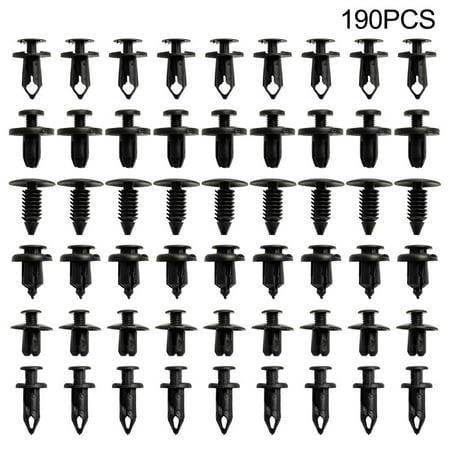 

Auto Fixing Fastener Plastic Car Buckle Rivet Clips 190Pcs/Set 6 Sizes Universal