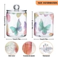 thumbnail image 3 of Gorgeous Butterflies Translucent Plastic Cans Storage Canisters with Lid Set of 2, 3 of 7