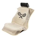 thumbnail image 1 of Tan Tennis Racquet Seat Cover, 1 of 1