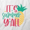 thumbnail image 2 of It's Summer Y'all T-Shirt | Cool Summertime White Tee Gift, 2 of 5