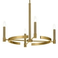 thumbnail image 2 of 52426BNB Kichler Lighting Tolani - 4 Light Chandelier-20.25 Inches Tall and 26 Inches Wide-Brushed Natural Brass Finish, 2 of 6