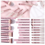 BS-MALL Makeup Brushes Stand Up Premium Synthetic Foundation Powder Concealers Eye Shadows Makeup 14 Pcs Brush Set,with Makeup sponge and Cleaner