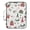 Christmas Gnomes and Presents, variant on Haosy Accordion File Organizer Zipper Binder 500 Sheet 6-Tab Expanding File Folder Multi-Pocket 1.2 Inch 3 Ring Orange Green on Cream Squares