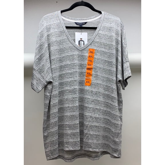 Calvin Klein Jeans Women's Blouse, Light Grey Marie, XX-Large - NEW
