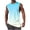 Light Blue, variant on srobpty Mens Summer Print Sleeveless Round Neck Tank Tops Gradient Color for Workout and Casual Sports