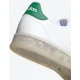 thumbnail image 4 of adidas Men's Advantage Eco Sneaker | White/White/Green | Size: 7 M US, 4 of 6