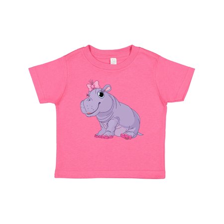 

Inktastic Cute Purple Hippo Gift Baby Girl T-Shirt