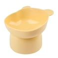 thumbnail image 3 of Raised Cat Bowl Neck Protection Elevated Cat Bowl Lightweight Stable Durable Cats Snack Bowl Pet Feeding Bowl for Cats Dogs Yellow, 3 of 8