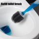 thumbnail image 3 of Juego de escobilla y soporte para baño, escobilla de inodoro de silicona de limpieza profunda con mango largo Jormftte CPB-US-WZY102, 3 of 6