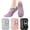 Black/Grey/Purple/Pink, variant on 4 Pairs Yoga Socks for Women, Non Slip Pilates Socks Grip Socks for Workout, Dance, Barre, Hospital
