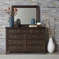 thumbnail image 5 of Bowery Hill 9 Drawer Dresser in Mahogany, 5 of 8