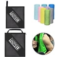 thumbnail image 1 of Sac de Rangement pour Serviettes de Plage, Fourre-Tout Extérieur en Maille avec Fermeture Éclair, Polyester Respirant à Séchage Rapide, Poignée Portable pour Articles Mouillés et Secs, Noir m 25x20cm Ou L 32x23cm 1 Paquet, 1 of 6
