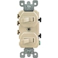 thumbnail image 1 of Interruptor combinado de 3 vías Leviton, color marfil, 15 amperios, 1 of 3