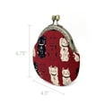 thumbnail image 2 of Wrapables Stylish Decorative Coin Purse, Clasp Wallet, Red Fortune Cat, 2 of 7