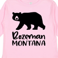 thumbnail image 4 of Inktastic Bozeman, Montana Black Bear Silhouette Boys or Girls Long Sleeve Toddler T-Shirt, 4 of 5