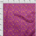 thumbnail image 2 of oneOone Cotton Jersey Purple Fabric Batik Fabric For Sewing Printed Craft Fabric By The Yard 58 Inch Wide, 2 of 4