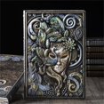 thumbnail image 2 of Clearance! Wiueurtly Notebooks for School Business Notebook Subsidiary Annual Meeting High End Pu Hardcover Book Old European A5 Notepad One Size Multi-Color, 2 of 9