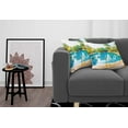 thumbnail image 3 of Ambesonne Landscape Throw Pillow Cover 2 Pack, Pool Resort Travel, 16", Green Blue Cream, 3 of 5
