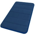thumbnail image 1 of Alfombrilla de Baño absorbente de espuma de memoria uxcell Azul real 24x16 pulgadas, 1 of 9