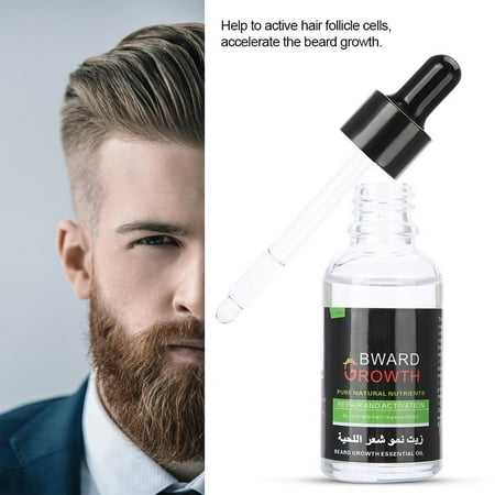 Greensen 30ml Men Beard Growth Oil Natural Accelerate Moustache Enhancer Facial Hair Growth