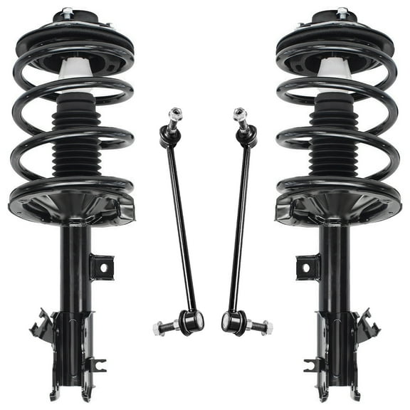 Detroit Axle - Front Struts Kit for 2004-2009 Nissan Quest 2005 2006 2007 2008 2 Ready Struts Assembly 2 Sway Bars Replacement