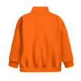 thumbnail image 5 of Uorisanigo Orange Girls Half Zip Sweatshirt Fashion Quarter-Zip Pullover Jacket Oversized Sweatshirts Long Sleeve Athletic Tops Pullover Jackets for Sports and Daily Wear, 5 of 7
