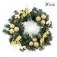 thumbnail image 6 of Topwoner Wreath 12 inch Artificial Hanging Wreath String Lights for Front Door Indoor Outdoor Decor, 6 of 8