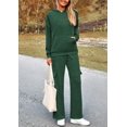thumbnail image 4 of Conjunto Deportivo Mujer PRETTYGARDEN Sudadera con Capucha y Pantalones Cargo Verde XL, 4 of 8