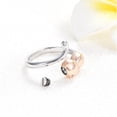 thumbnail image 3 of Constantlife Cut Cat Stainless Steel Finger Ring Pet Cremation Urns for Cat Ashes Jewellery Urn Ring, 3 of 5