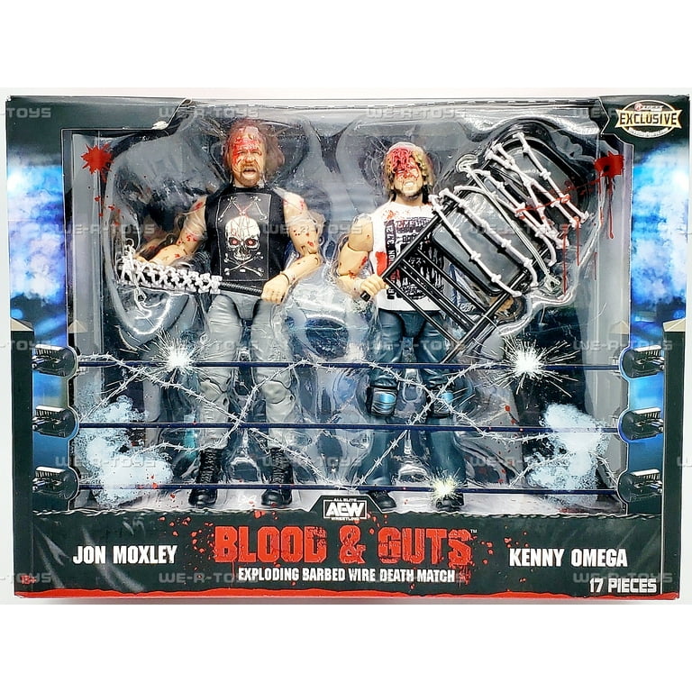 AEW Blood and Guts Kenny Omega and Jon Moxley Action Figure Set