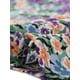thumbnail image 5 of Blusa De Manga Corta Con Volantes Y Cuello Peter Pan Floral Para Mujer Negro Morado XS, 5 of 5