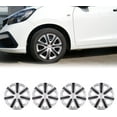 thumbnail image 3 of (4-Pack) Winjet 15 inch Universal Silver&Black Wheel Covers Snap on Hub Caps Fit R15 Tire + Steel Rim, 3 of 10
