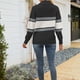 thumbnail image 4 of Suéteres para mujer Suéteres de otoño Moda Manga larga Cuello redondo Color a juego Tops sueltos Blusa de punto Odeerbi  ODB-5, 4 of 4