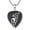 Obsidian, variant on Wolf Necklace Sterling Silver Tiger Eye Obsidian Therian Wolf Teeth Jewelry for Men, Women & Gifts