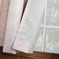 thumbnail image 4 of Mainstays Olan Textured Solid Blackout Grommet Curtain Panel Pair Window Treatment, Set of 2 Room Darkening Drapes for Bedroom, Blush Print, 37" W x 84" L, 4 of 6