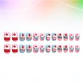 thumbnail image 3 of 24PCS Child Makeup Toy Nail Sticker Toy Fake Nails False Nail Tips Manicure Beauty Tools for Kids, 3 of 7
