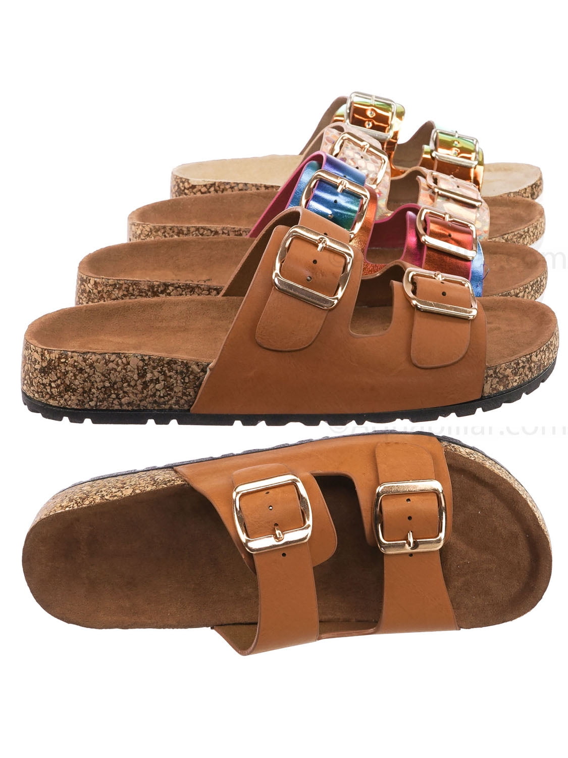 name brand slide sandals