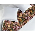 thumbnail image 2 of Floral Bed Runner, Buds and Flowers Flourishing Blossoms Spring Season Nature Scene, Decorative Accent Bedding Scarf for Hotels Homes & Guest Rooms, Queen, Pale Orange Mauve and Green, by Ambesonne, 2 of 3