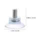 thumbnail image 2 of IDEANATEGRATE 8Ud Pads De Ventosa De PVC Transparentes Para Uso Doméstico Y Interior, 2 of 8