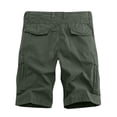 thumbnail image 3 of Puntoco Mono Para Hombre Deportes Al Aire Libre Bolsillo Con Botones Mono Corto 9387 Verde Militar (38) M,Pantalones Cortos Hombre, 3 of 3