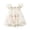 White, variant on Girls Princess Dress Flower Girl Dress Ball Gown Flutter Sleeve Tulle Embroidered 3D Flower Floral Embroidery Party Holiday Elegant Fancy Dresses for Girls 3-24M