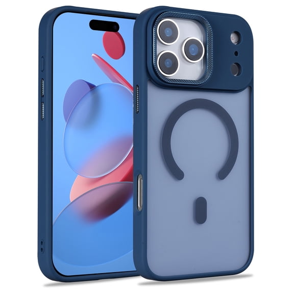 Smooth Matte Focus Case with MagSafe for iPhone 17 Pro Max - Dark Blue