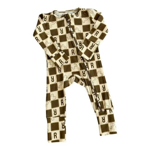 Boys Girls Baby Jumpsuit Unisex Long Sleeve Crewneck Footed Sleeper With Cat Print Full Zipper Closure Pockets For Infant Daily Casual Wear