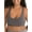 Gray Shadow, variant on The Serena - Cotton Wireless Sports Bra