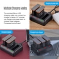 thumbnail image 3 of Mistaha Kit de Charge Chargeur Triple Canal avec 2 Pcs Batteries Rechargeables 1300mAh Li-ion Câble de Charge USB, 3 of 8